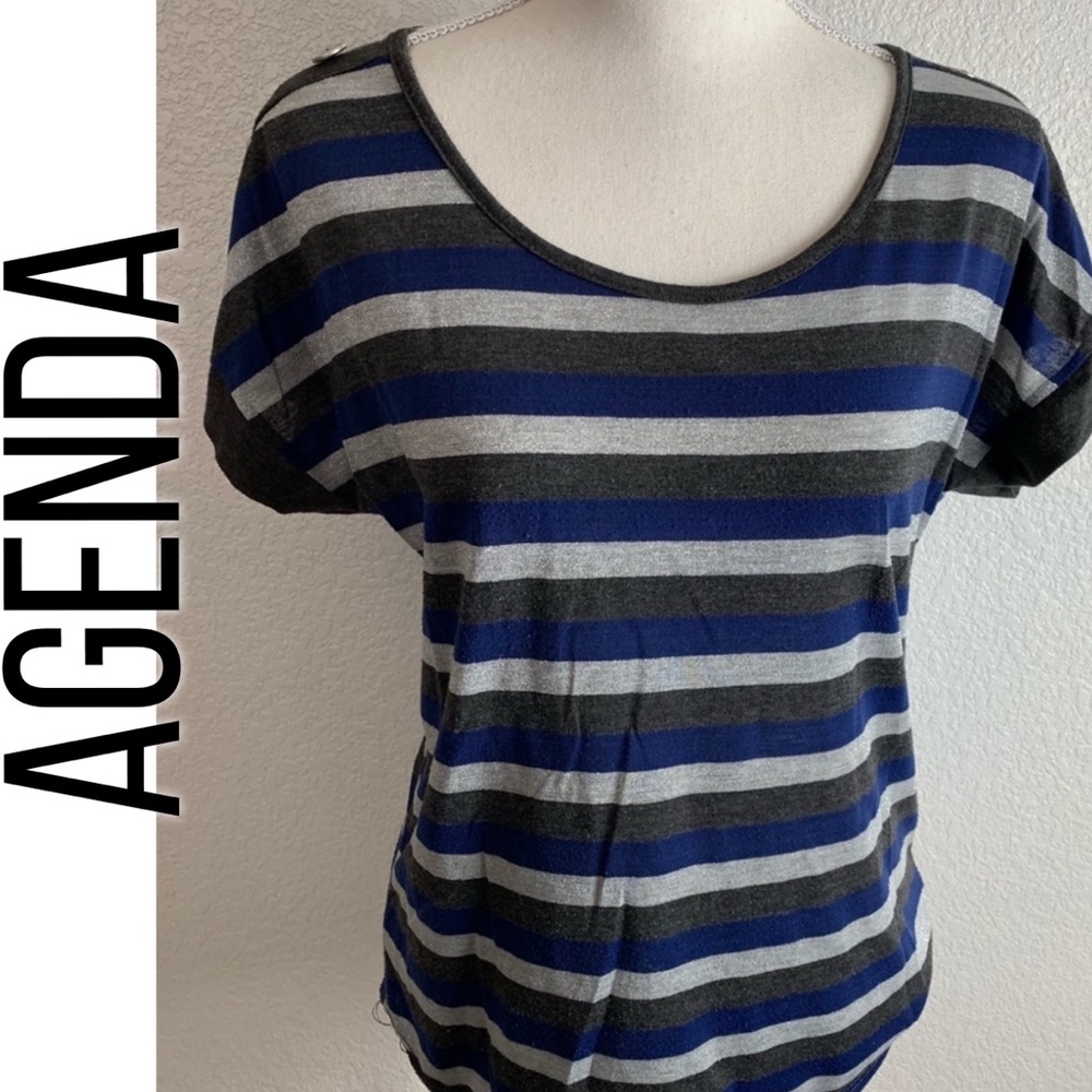 Agenda striped top
